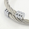 Tarnish Resistant Trendy 304 Stainless Steel Bangles BJEW-L076-02-2