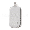 304 Stainless Steel Pendants STAS-D179-09P-1