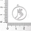304 Stainless Steel Pendants STAS-Z131-01D-P-3