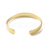 Rack Plating Brass Cuff Bangles BJEW-A137-03G-2