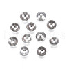 Non-Tarnish 304 Stainless Steel Bead Caps STAS-S057-48B-P-1
