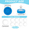 ANATTASOUL DIY Blank Dome Wooden Stud Earrings Making Kit DIY-AN0001-07-2