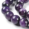 Grade A Natural Charoite Round Bead Strands G-L417-06-10mm-01-3