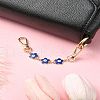 Alloy Enamel Evil Eye Flower Link Bag Strap FIND-YW00004-4