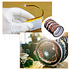 SUPERFINDINGS 5 Rolls 5 Styles Polyimide Heat-resistant Cloth Tape AJEW-FH0004-99-5