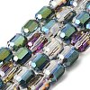 Electroplate Glass Beads Strands GLAA-G112-07I-1