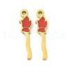 Halloween Theme Ion Plating(IP) 304 Stainless Steel Enamel Pendants STAS-M011-01B-1