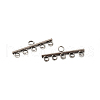 Tarnish Resistant 1 to 5 201 Stainless Steel Chandelier Components Links X-STAS-E088-31-1