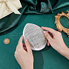 Linen Mini Hat Fascinator Base AJEW-WH0567-25B-3