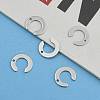 Tarnish Resistant 304 Stainless Steel Letter Charms STAS-O072-C-6
