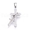 Tarnish Resistant 304 Stainless Steel Pendants STAS-H469-28P-2