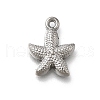 304 Stainless Steel Pendants STAS-C119-01P-1