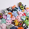 10Pcs 5 Styles Duck Silicone Focal Beads JX653A-7