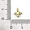 Brass Micro Pave Cubic Zirconia Pendants KK-D356-07B-G-3