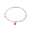 Glass Pearl Beaded Necklaces X1-NJEW-TA00004-1