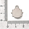304 Stainless Steel Pendants STAS-H477-06P-3