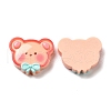 Cute Cartoon Animal Opaque Resin Cabochons RESI-C034-05A-1