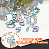 AHADERMAKER 168Pcs 7 Styles Electroplate Glass Beads Strands GLAA-GA0002-06-4