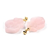 Natural Rose Quartz Pendants G-A203-02E-2