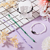 24Pcs 12 Colors Adjustable Waxed Polyester Braided Bracelet Makings AJEW-TAC00015-11