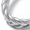 Sparkling Plastic Cord Braided Stretch Bracelets BJEW-R313-04E-2