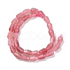 Natural Strawberry Quartz Beads Strands G-C080-B01-01A-5