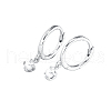 Simple Round S925 Sterling Silver Hoop Earrings TS0861-2-3
