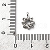 Brass Micro Pave Cubic Zirconia Pendants KK-Q070-01F-P-3