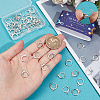 SUNNYCLUE 50Pcs Brass Leverback Earring Findings KK-SC0004-22P-3