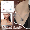 WADORN 4Sets 2 Styles Glass Pendant FIND-WR0011-62-6