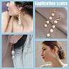 SUNNYCLUE 60Pcs 304 Stainless Steel Leverback Earring Findings STAS-SC0004-61-5
