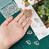 Unicraftale 20Pcs 201 Stainless Steel Pendants STAS-UN0036-46-2