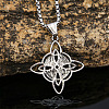 Viking Knot 304 Stainless Steel Pendant Necklaces for Men FS-WG73CD6-01-3