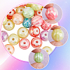 SUNNYCLUE 60Pcs AB Color Plated Acrylic Beads SACR-SC0001-40-3