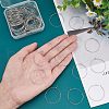 Unicraftale 304 Stainless Steel Hoop Earrings Findings STAS-UN0018-19P-3