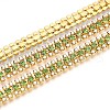 Iron Rhinestone Cup Chains CH-T006-04G-09-1