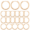 SUNNYCLUE 10 Pairs Brass Huggie Hoop Earrings EJEW-SC0001-59-1