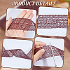 HOBBIESAY 12.5 Yards Sparkle Polyester Mesh Ribbon OCOR-HY0001-06-5