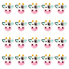 Cow Food Grade Eco-Friendly Silicone Beads SIL-WH0008-36-1