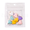 10Pcs 5 Colors Alloy Enamel Pendants ENAM-YW0002-07-6