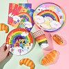 Rainbow Theme Birthday Party Decoration Sets ST-CJ0030-01-4