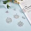 12Pcs 6 Style 304 & 201 Stainless Steel Pendants STAS-SZ0002-53-3