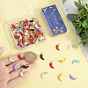 SUNNYCLUE 100Pcs Rack Plating Alloy Enamel Pendants FIND-SC0010-85-3