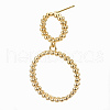 Brass Dangle Stud Earring KK-R117-028-NF-4