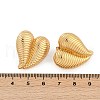 Heart 304 Stainless Steel Stud Earrings EJEW-L287-071G-5