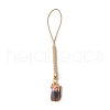Golden Alloy Enamel Mobile Straps HJEW-JM02063-4