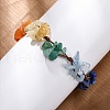 Adjustable Natural Chakra Gemstone Braided Bead Bracelets for Women BJEW-U035-02H-3
