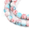 Baking Painted Glass Beads Strands DGLA-N003-6mm-C03-4