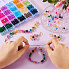  640Pcs 24 Styles Transparent Acrylic Beads TACR-TA0001-24-8