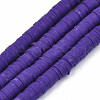 Handmade Polymer Clay Beads Strands CLAY-R089-6mm-011-1